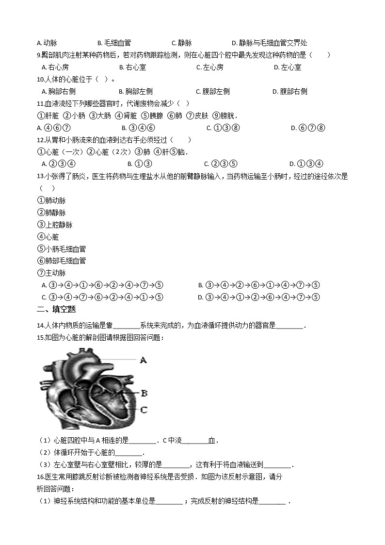 9.2血液循环（1）（课件+教学设计+练习+学案）02