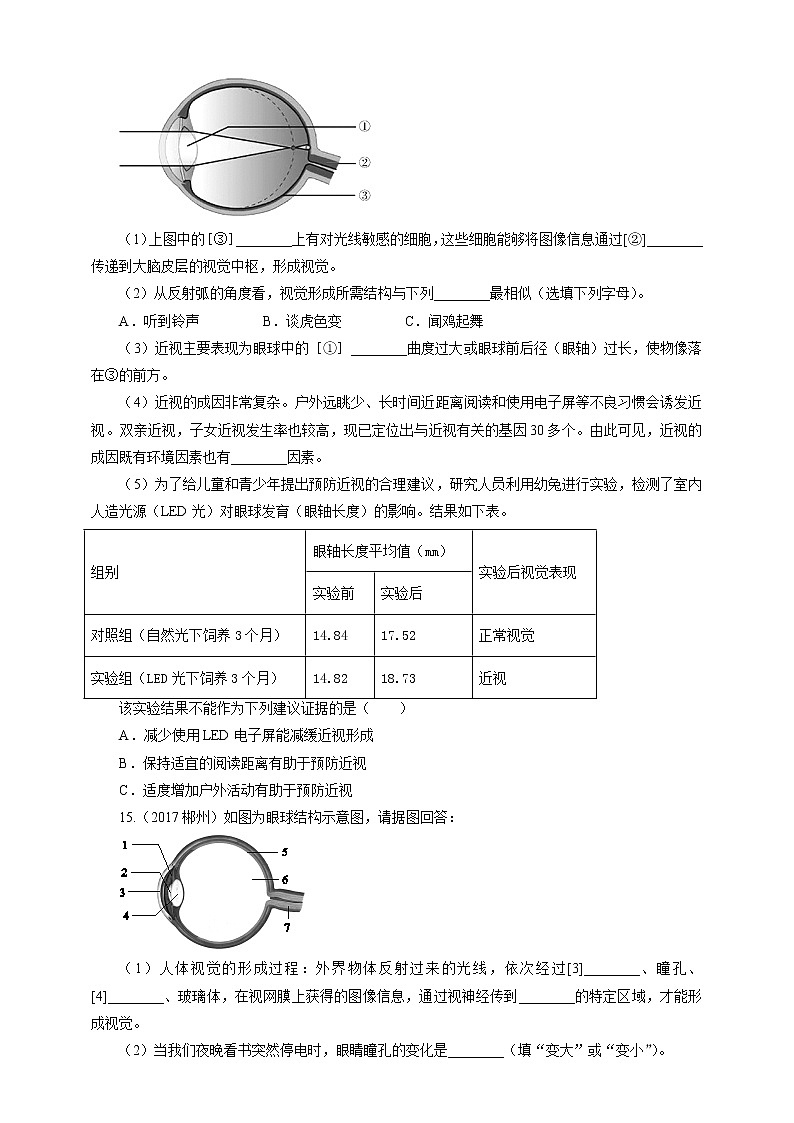 12.2感受器和感觉器官（1）（课件+教案+练习+导学案）03