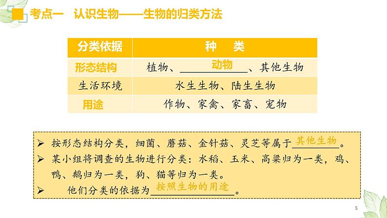 专题01 生物和生物圈（上课用课件）-【过一轮】2022年中考生物一轮复习课件精讲与习题精练05