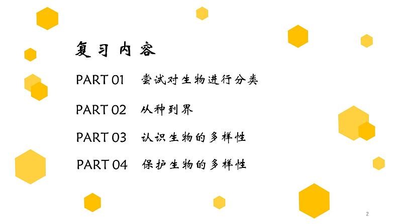 专题18 生物的多样性及其保护（上课用课件）-【过一轮】2022年中考生物一轮复习课件精讲与习题精练02