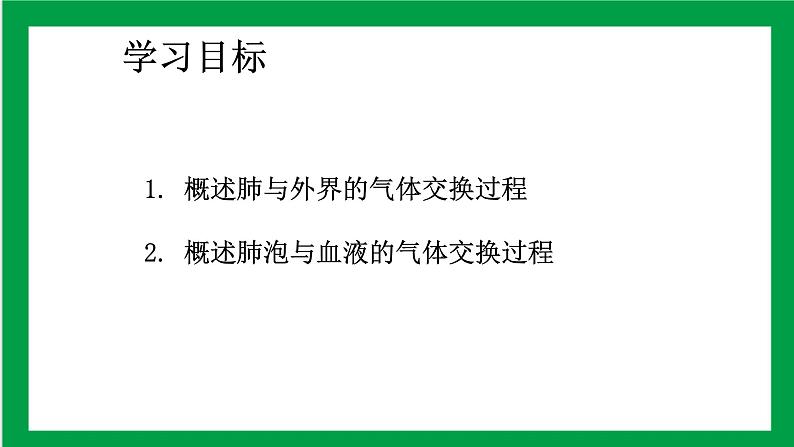 4.3.2发生在肺内的气体交换 课件第7页