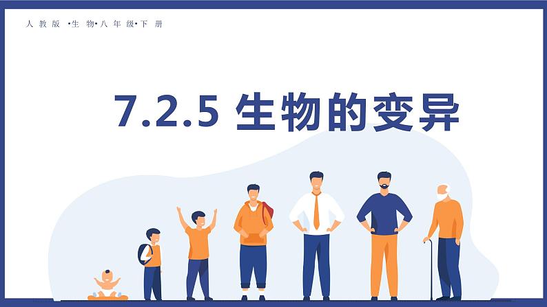 7.2.5 生物的变异（课件+教案+练习+导学案）01