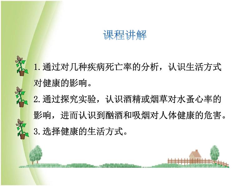 八年级生物下册第八单元健康生活第三章了解自己增进健康第二节选择降的生活方式教学课件新人教版第4页