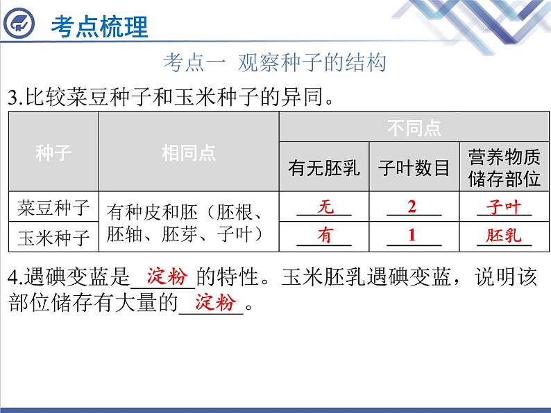 生物中考复习第4章被子植物的一生PPT课件第4页