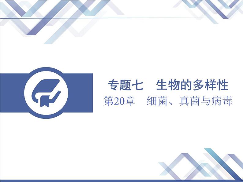 生物中考复习第20章细菌、真菌与病毒PPT课件01