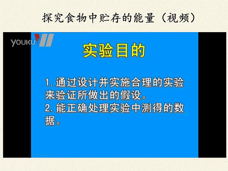 北师大版生物七年级下册 第10章 第1节 食物中能量的释放(2)（课件）第5页