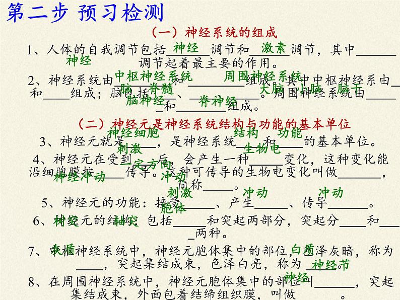 北师大版生物七年级下册 第12章 第1节 神经系统与神经调节(11)（课件）04