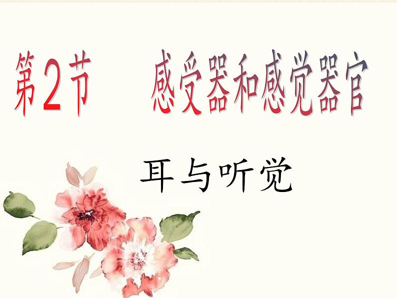 北师大版生物七年级下册 第12章 第2节 感受器和感觉器官(8)（课件）03