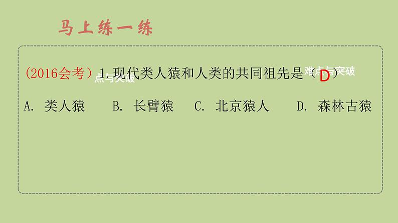 北师大版生物八年级下册 7.21.3 人类的起源与进化 (2) 课件06