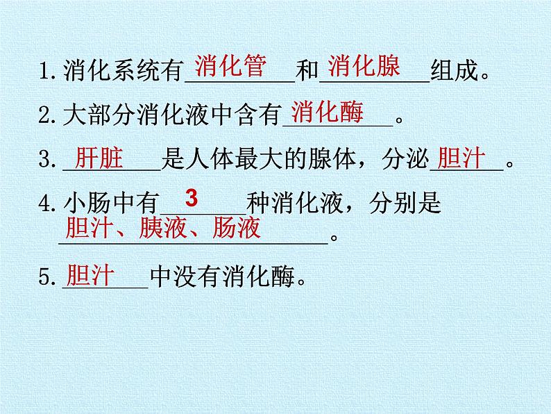 北师大版生物七年级下册 第四单元第八章 人体的营养 复习（课件）05