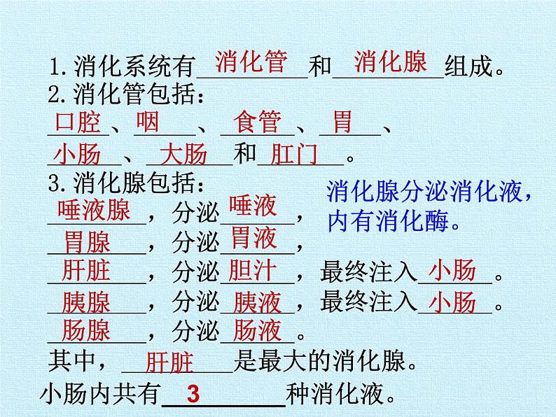 北师大版生物七年级下册 第四单元第八章 人体的营养 复习（课件）06