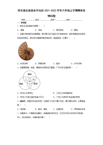 河北省石家庄市平山县2021-2022学年八年级上学期期末生物试题(word版含答案)