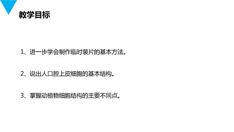 人教版生物七年级上册第三单元  细胞是生命活动的基本单位 3.3 动物细胞  教学PPT课件03