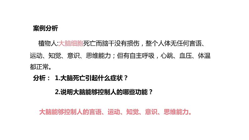 人教版生物七年级下册 第六单元  人体生命活动的调节 6.2 神经系统的组成 电子课件PPT备课第6页