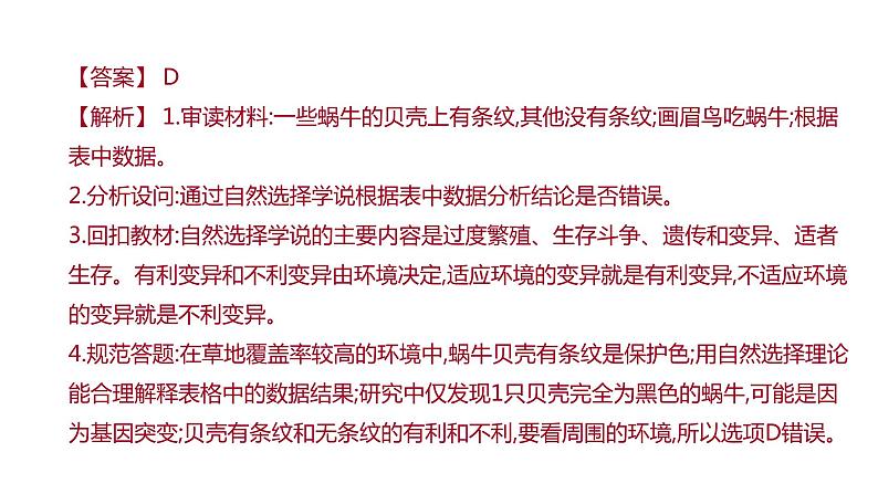 2022年江苏中考生物二轮复习课件：专题提升06　材料分析专题第8页