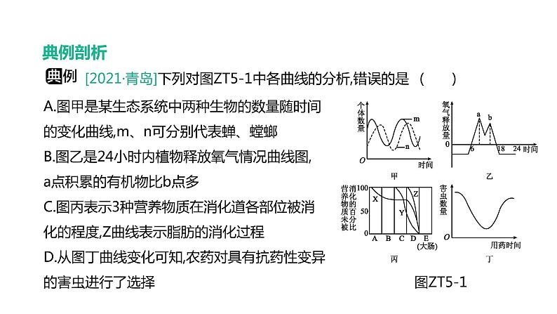 2022年江苏中考生物二轮复习课件：专题提升05　识图专题第7页