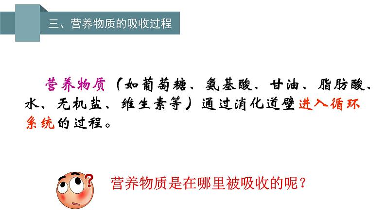 第四单元 第二章 第二节  消化和吸收 -2021-2022学年人教版生物七年级下册课件第7页