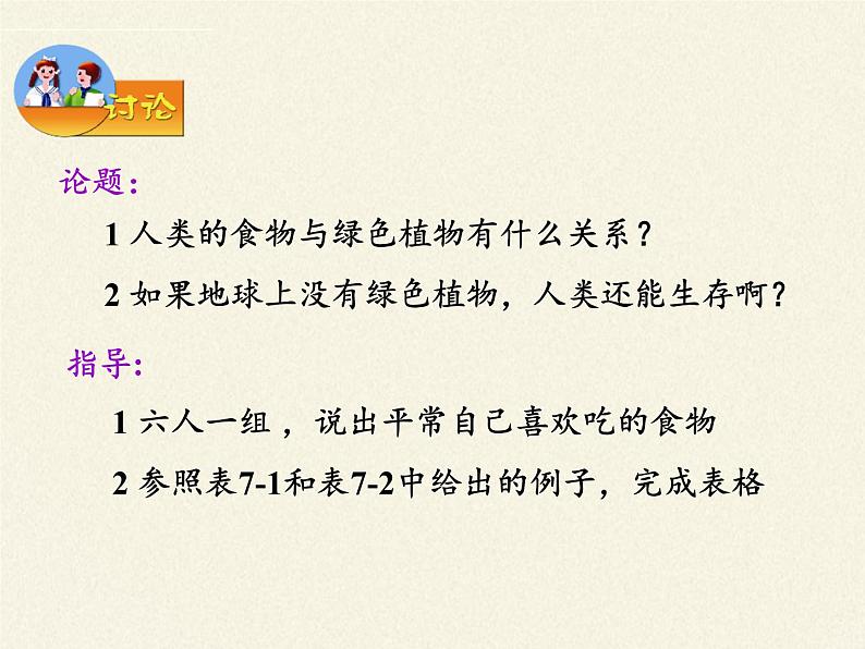 苏教版七年级生物上册 第七章 第一节 绿色植物是食物之源(1)（课件）04