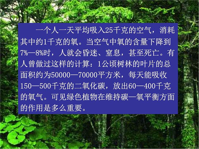 苏教版七年级生物上册 第七章 第二节 绿色植物与生物圈的物质循环_（课件）第5页