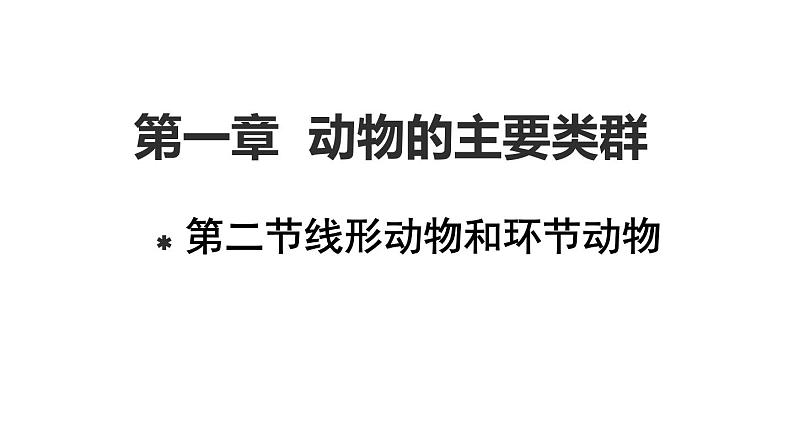 5.1.2线形动物和环节动物课件PPT第1页