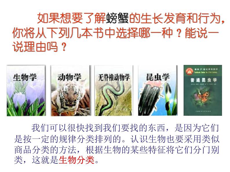 苏教版八年级生物上册 14.4 生物的分类_ 课件03
