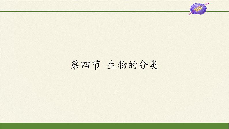 苏教版八年级生物上册 14.4  生物的分类(11) 课件第1页