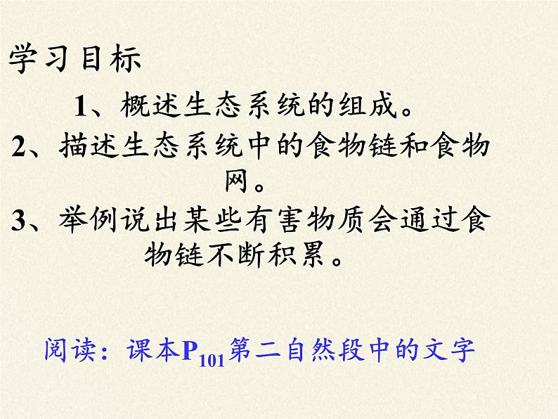 苏教版八年级生物上册 19.1  生态系统的组成(1) 课件第3页