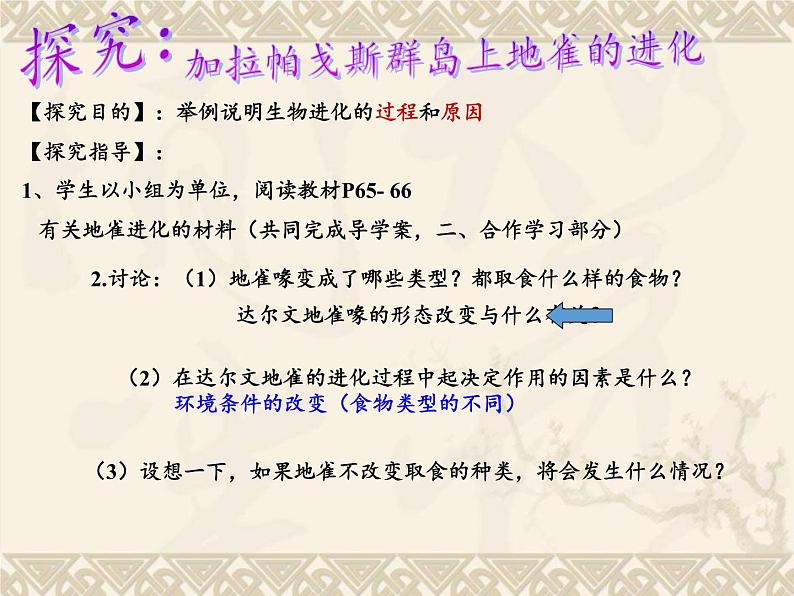 苏教版八年级生物上册 16.3  生物进化的学说(1) 课件07