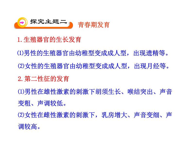 苏教版生物七年级下册 第八章 第二节 人的生长发育和青春期_1（课件）第8页