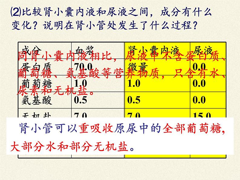 苏教版生物七年级下册 第十一章 第二节 人体废物的排出(16)（课件）第6页