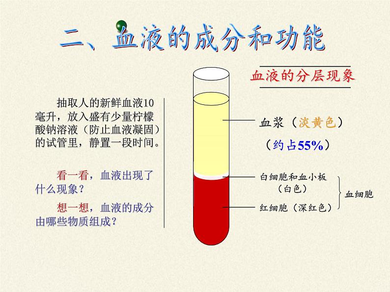 苏教版生物七年级下册 第十章 第一节 血液和血型（课件）第5页