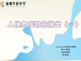 初中生物人教版七年级下册 人体内废物的排出 8 课件