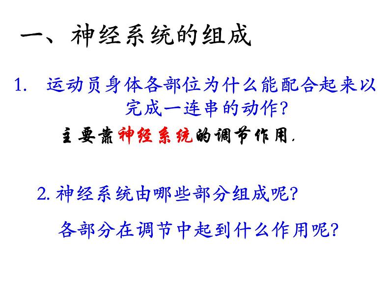 初中生物人教版七年级下册 第二节神经系统的组成 2 课件02