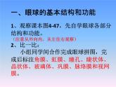 初中生物人教版七年级下册 第一节人体对外界环境的感知 课件