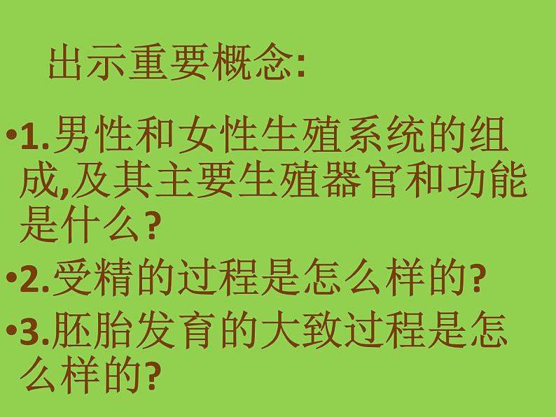 初中生物人教版七年级下册 第二节人的生殖 课件04