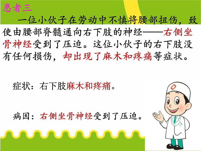 初中生物人教版七年级下册 第二节神经系统的组成 课件06