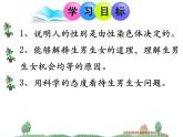 初中生物人教版八年级下册 第四节人的性别遗传 课件