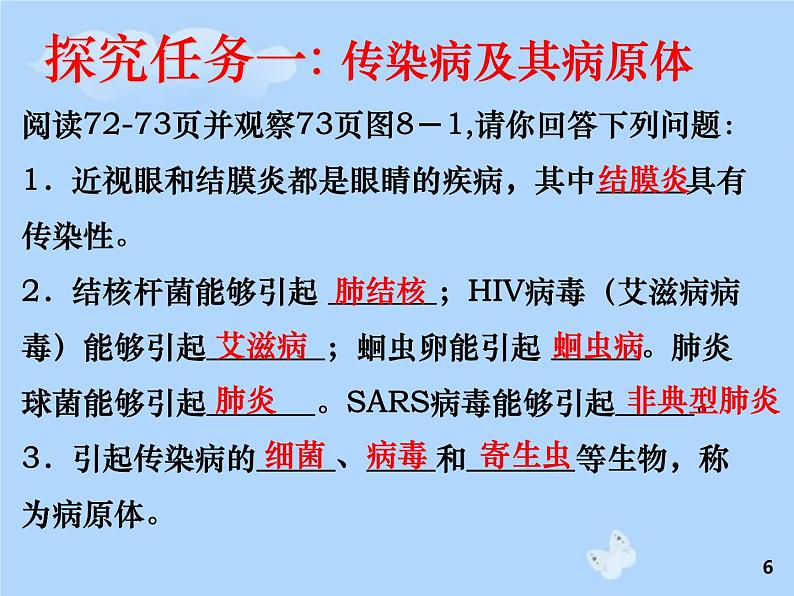 初中生物人教版八年级下册 第一节传染病及其预防 8 课件06