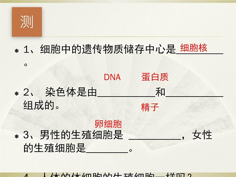 初中生物人教版八年级下册 第二节基因在亲子代间的传递 2 课件04