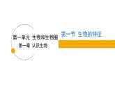 1.1生物的特征课件PPT
