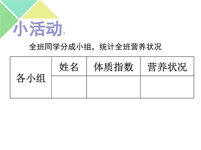 北师大版七下生物 8.3合理膳食与食品安全 课件第8页