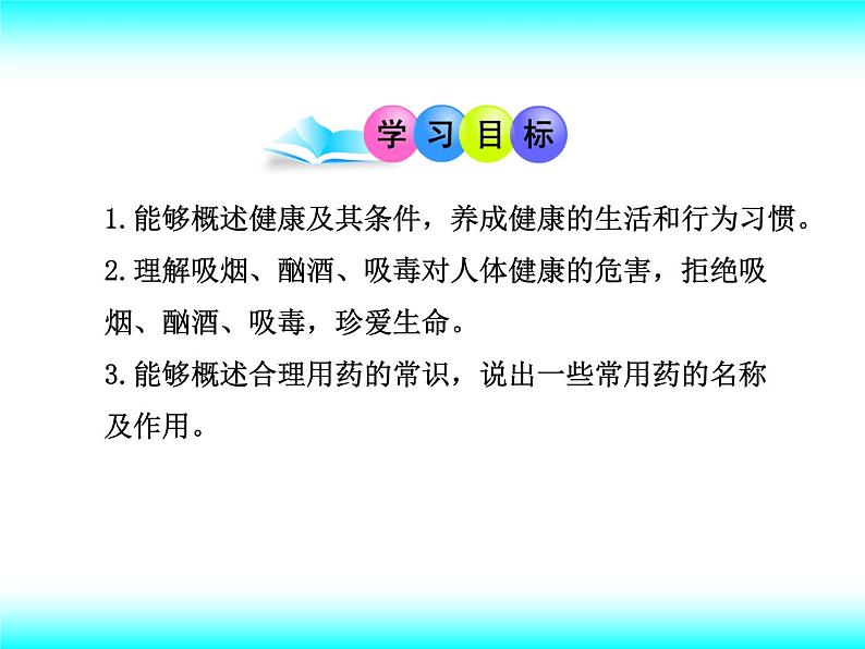 北师大版七下生物 13.1健康及其条件 课件02