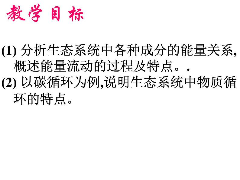 济南社八年级下册生物  6.2.3能量流动和物质循环 课件02