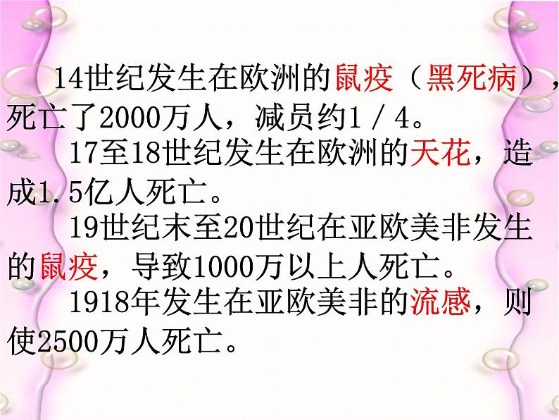 冀教版七年级下册生物 6.2 疾病与预防 课件06