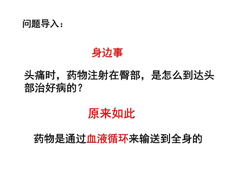 冀教版七年级下册生物 2.3物质运输的路线 课件05