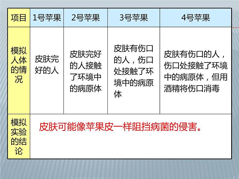 苏科版八年级下册生物24.1人体的免疫防线 课件第6页