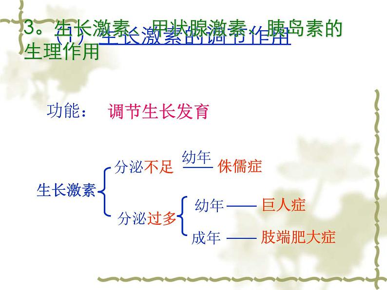 北师大版七下生物 12.3激素调节 课件05