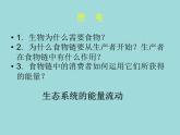 北师大版八下生物 23.3生态系统的结构和功能 课件