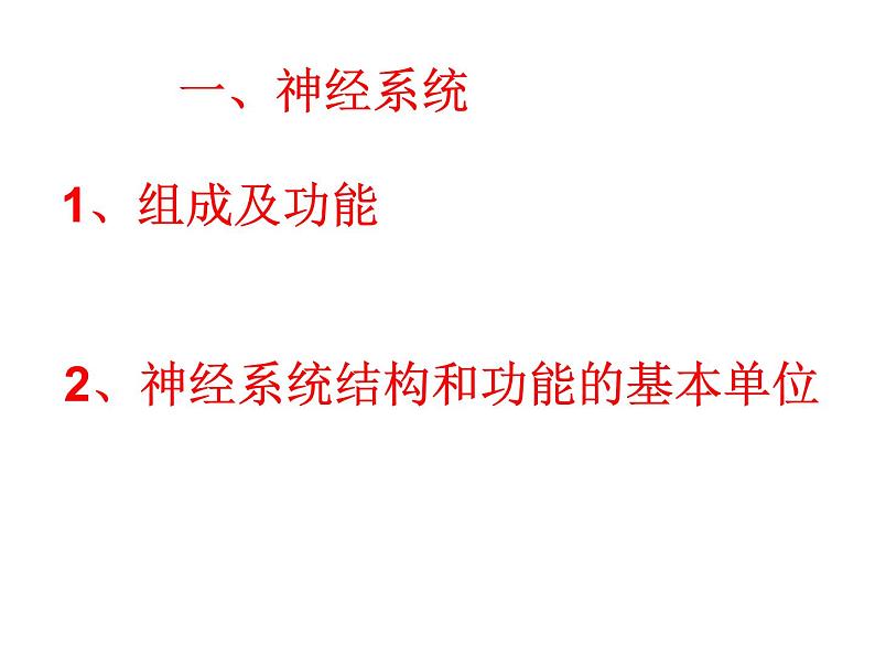 济南版七下生物 5.2神经调节的结构基础  课件第3页