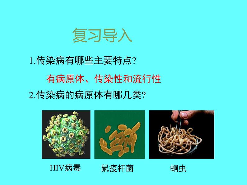 冀教版七下生物 6.2疾病与预防 课件第2页